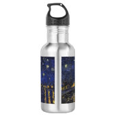 Bouteille D'eau En Acier Inoxydable Vincent Van Gogh Starry Night Over The Rhone (Dos)