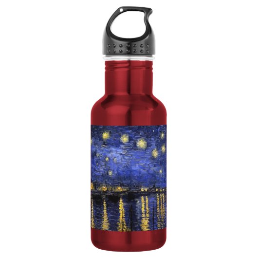 Bouteille D'eau En Acier Inoxydable Vincent Van Gogh Starry Night Over The Rhone (Devant)