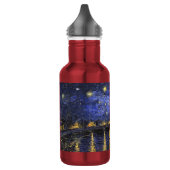 Bouteille D'eau En Acier Inoxydable Vincent Van Gogh Starry Night Over The Rhone (Gauche)