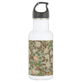 Bouteille D'eau En Acier Inoxydable William Morris Clover Fleur botanique (Devant)