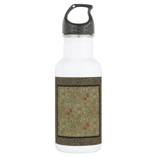 Bouteille D'eau En Acier Inoxydable William Morris Floral Lys willow art design (Devant)