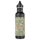 Bouteille D'eau En Acier Inoxydable William Morris Honeysuckle Vert Floral (Gauche)