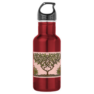 Bouteille D'eau En Acier Inoxydable William Morris Tree Frieze Fond d'écran floral