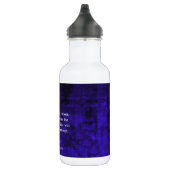 Bouteille D'eau En Acier Inoxydable William Shakespeare Citation Courage Inspirationne (Droite)