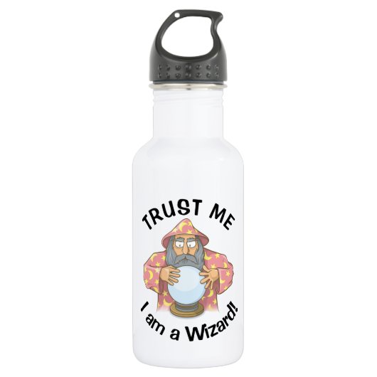 Bouteille D'eau En Acier Inoxydable Wizard (Devant)
