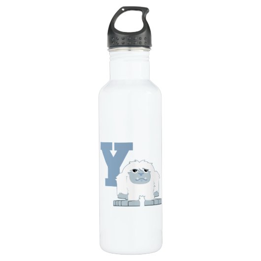 Bouteille D'eau En Acier Inoxydable Y est pour Yeti Cute Cartoon Yeti Monster (Devant)