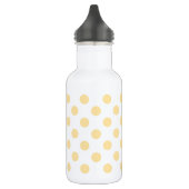 Bouteille D'eau En Acier Inoxydable Yellow polkadots (Gauche)