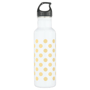 Bouteille D'eau En Acier Inoxydable Yellow polkadots