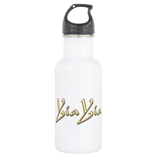 Bouteille D'eau En Acier Inoxydable YiaYia (Devant)