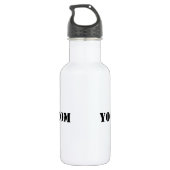 Bouteille D'eau En Acier Inoxydable YourWebSite.com (Dos)