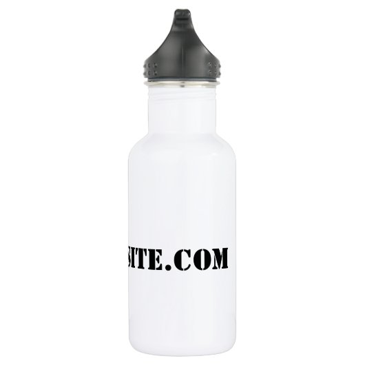 Bouteille D'eau En Acier Inoxydable YourWebSite.com (Droite)