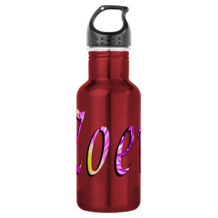 Bouteille D'eau En Acier Inoxydable Zoey, Nom, Logo,