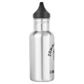 Bouteille D'eau En Acier Inoxydable Zombie Hunter with Blood Splatter Creepy (Gauche)