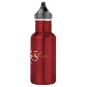 bouteille d'eau en acier mariages mrs (Droite)