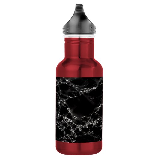 Bouteille d'eau en pierre de marbre noir (Droite)