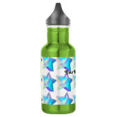 Bouteille d'eau en verre Color Apple Texte Étoile (Gauche)