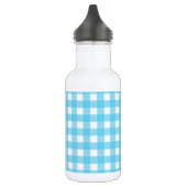 Bouteille D'eau En vichy bleu cérusé clair (Gauche)