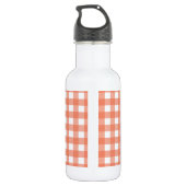 Bouteille D'eau En vichy orange (Dos)