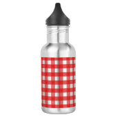 Bouteille D'eau En vichy rouge (Gauche)