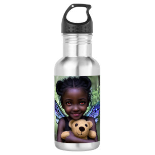 Bouteille D'eau Enchanted Fairy Girl et Teddy Bear
