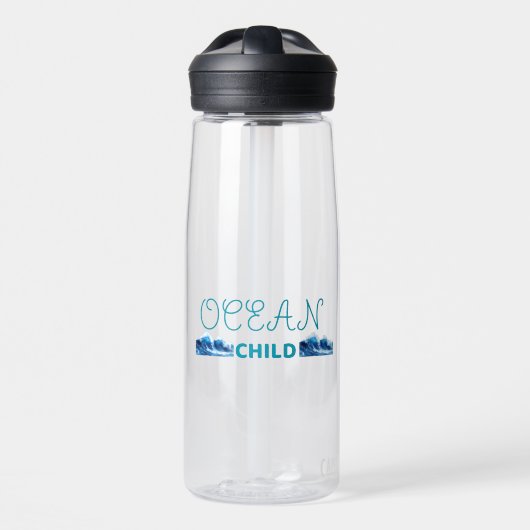 Bouteille D'eau Enfant mignon de l'océan (Avant)
