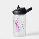 Bouteille D'eau Enfants à queue de sirène<br><div class="desc">Cute Mermaid Tail,  bouteille d'eau personnalisée pour les enfants.</div>