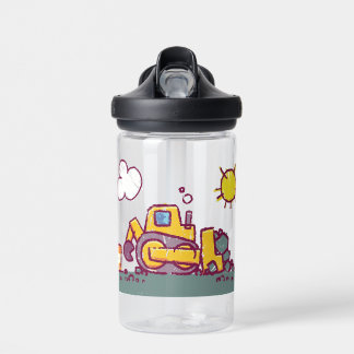 Bouteille D'eau Enfants amusant BullDozer véhicule de construction