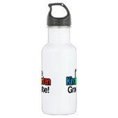 Bouteille D'eau Enfants colorés Diplôme de maternelle (Dos)