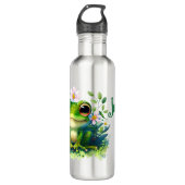 Bouteille D'eau Enfants Happy Grenouille verte (Devant)