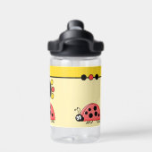 Bouteille D'eau Enfants ladybugs ajouter initiales étoiles jaune C (Salle de sport)