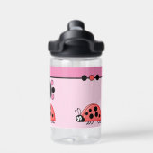 Bouteille D'eau Enfants ladybugs ajouter initiales étoiles rose Ca (Salle de sport)