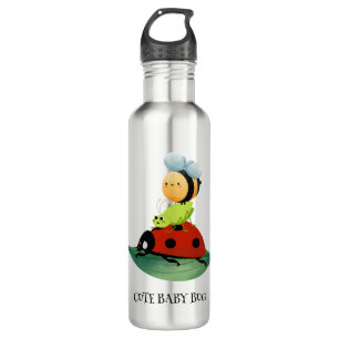 Bouteille D'eau Enfants mignonne Rouge coccinelle Abeille insecte 