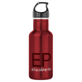 Bouteille D'eau Enfants modernes Rouge Blanc Personnalisé Petit