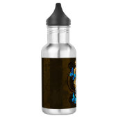 Bouteille D'eau Engrenages à vapeur et papillons bleus (Gauche)