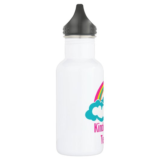 Bouteille D'eau Enseignant du jardin d'enfants Rainbow Cloud (Gauche)