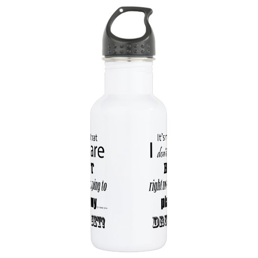 Bouteille D'eau Ensemble à tambour I Care (Devant)