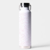 Bouteille D'eau Ensemble de dossiers abstraits roses pour le burea (Avant)