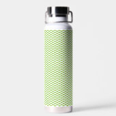 Bouteille D'eau Ensemble de dossiers verts botaniques (Arrière)