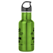 Bouteille D'eau Ensemble de tambours obsédés (Devant)