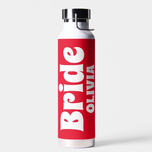 Bouteille D'eau Enterrement de vie de jeune fille de mariée person (Gauche)