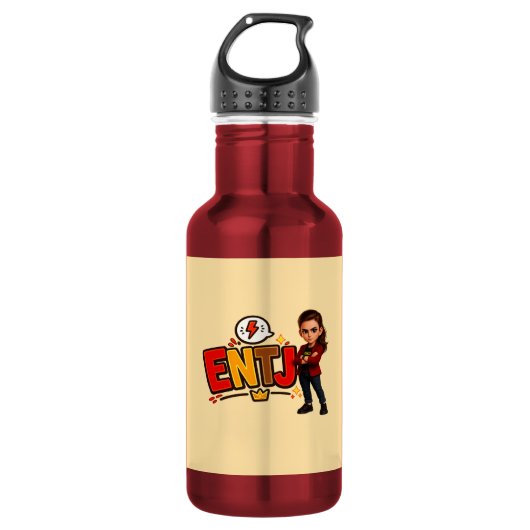 Bouteille D'eau ENTJ — A Conquistadora Visionária (Devant)