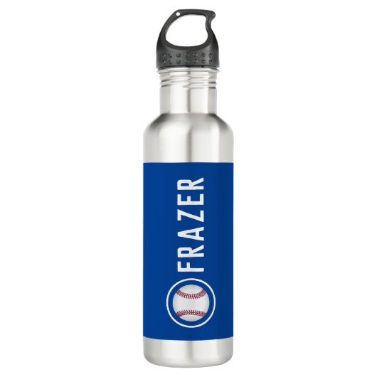 Bouteille D'eau Entraîneur de baseball cadeau personnalisé (Devant)