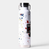 bouteille d'eau enveloppante de peinture (Avant)