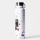 bouteille d'eau enveloppante de peinture (Arrière)