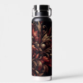 Bouteille D'eau Epée rouge et bronze écossais celtique (Arrière)