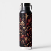Bouteille D'eau Epée rouge et bronze écossais celtique (Avant)