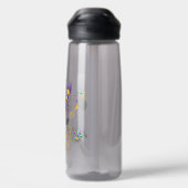 Bouteille D'eau Épis Fleur de lis Mardi Gras (Arrière)