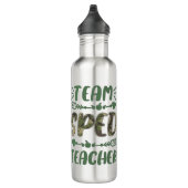 Bouteille D'eau Équipe amusante Enseignant Camo Enseignant Camo Re (Droite)