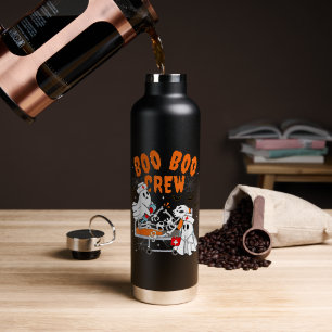 Bouteille D'eau Équipe Boo Boo Halloween Fantôme Infirmière