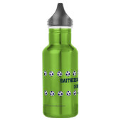 Bouteille d'eau, équipe de football personnalisée, (Gauche)